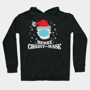 Merry Christ-mask funny quarantined Christmas gift Hoodie